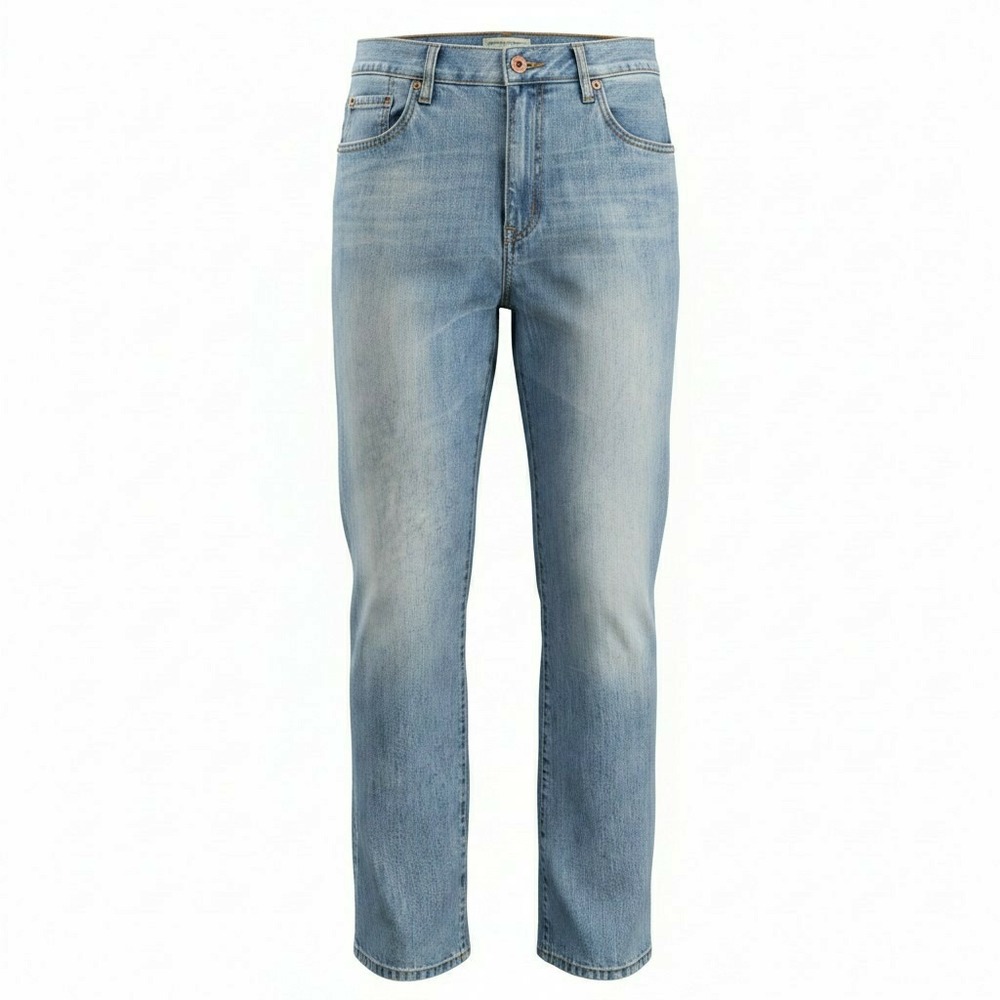 Aeropostale Benton Original Bootcut Jeans Mens 33x32 Light Wash Blue Denim
